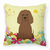 Easter Eggs With Dog Fabric Decorative Pillow - 638508769350