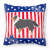 USA Design with Dog Fabric Decorative Pillow - 638508509130
