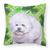 St Patrick's With Dog Fabric Decorative Pillow - 652259222988