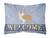 Welcome Dog Art Canvas Fabric Decorative Pillow - 638508702180