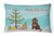 Caroline's Treasures Christmas Tree Dog Art Canvas Fabric Decorative Pillow, Style 2, Canvas Material Seasonal
