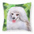 St Patrick's With Dog Fabric Decorative Pillow - 652259223336