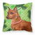 St Patrick's Design with Dog Fabric Decorative Pillow - 652259219582