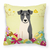 Easter Eggs With Dog Fabric Decorative Pillow - 638508769701