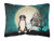 Carolines Treasures Halloween Dog Art Canvas Fabric Decorative Pillow, Multi-Color, 12x16 Inches