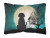 Caroline?s Treasures Halloween Dog Art Outdoor Canvas Decorative Pillow, 12x16