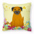 Easter Eggs With Dog Fabric Decorative Pillow - 638508769114