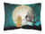 Caroline?s Treasures Halloween Dog Art Fabric Decorative Pillow, 12x16 Inches