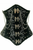 Top Drawer Steel Boned Underbust Corset with Chains and Clasps - 782588078731