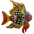 Painted Tropical Checker Fish - 798118808716