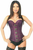 Top Drawer Brocade Steel Boned Corset with Clasp Closure - 635409138681