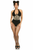 Lavish Mesh Open Cup Waist Cincher - 782588113074