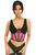 Lavish Mesh Open Cup Waist Cincher - 782588113340