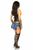 Daisy Corsets Statement Top Drawer Premium Warrior Woman Costume, 2X