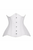 Top Drawer CURVY Cotton Double Steel Boned Underbust Waist Cincher Corset - 782588095264