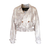 Jacqueline Bomber Jacket in Beige - 196704668490