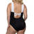 InstantFigure Curvy Contrast Trim One Piece Swimsuit - 810677022805