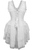 Top Drawer Steel Boned White Lace Victorian Corset Dress - 810112202328