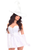 Lavish 4 PC White Witch Corset Costume - 840389601388