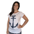 Women's Anchor Scoop Neck Tee - 709870650857