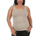 InstantFigure Curvy Casual Scoop Neck Tank Top - 810677027572