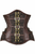 Top Drawer Brocade Steampunk Steel Boned Underbust Corset - 655222161833