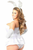 Lavish White Bunny Corset Costume - 635409151369