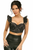 Lavish Celestial Underwire Bustier Top with Removable Ruffle Sleeves - 782588079370