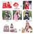 Snow Angel 3 piece XMAS Set of Scarf, Hat And Gloves In 2 Tones - 740016245827