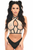 Lavish Mesh Underwire Cincher with Built In Halter Top - 782588106984