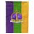 Mardi Gras Flag Canvas - 705332090353