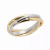 TWO-TONED TRIPLE DOMED ROLL RING - 000458452293