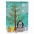 Merry Christmas Tree/Dog breed Themed Flag Canvas - 638508537317