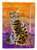 Halloween Cat Art Flag Canvas - 194030048955