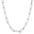 Silver Large Rectangle Link Chain - 000354785990