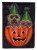 Halloween Dog Art Flag Canvas - 194030369852