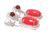 Red Agate & Jade Oval Shape Dangle Earrings, 925 Sterling Silver - 000354896955
