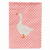 Animal/Bird Themed Pink Check Flag Canvas - 638508945419