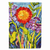 Flowers Themed Flag Canvas - 705332088848