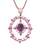 Amethyst, Dangle Pendant, 925 Sterling Silver - 000354896787