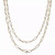 Double Elongated Link Chain Necklace - 000458452406