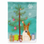 Merry Christmas Tree/Dog breed Themed Flag Canvas - 638508537775