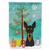 Christmas Tree/Dog  Breed Flag Canvas - 638508103406
