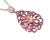 Rose Quartz Drop, Dangle Chain Pendant - 000354896982