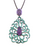 Amethyst Drop, Dangle Chain Pendant - 000354896784