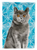Winter Snowflake Cat Art Flag Canvas - 194030048238