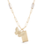 Eklexic Callen Charm Necklace, Handmade in USA, Everyday Classic