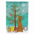 Merry Christmas Tree/Dog breed Themed Flag Canvas - 638508537041