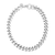 Eklexic CURB CHAIN AND CLASP CHOKER, 10K Gold Plated or Rhodium?Silver Plated, 15 Inch, Sleek Statement