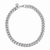 Eklexic Valentina Necklace, Rhodium-Silver, 16 Inch Chain